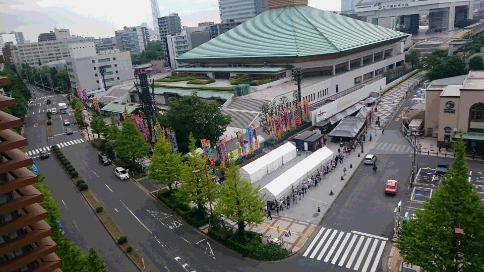 九月場所初日＿国技館